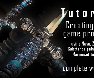 Creating a silver dagger 3D game property