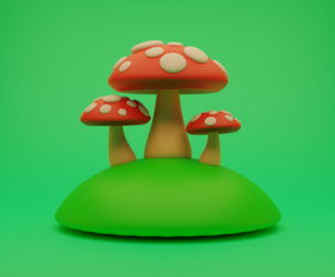 Mushroom Garden Decor