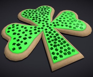 Clover Sprinkle Cookie