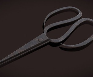 Medieval Leather Shears