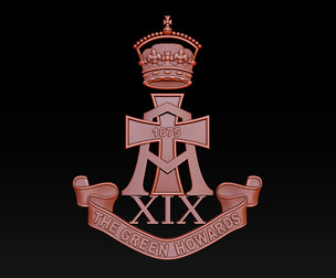 3D model The Green Howards Coat Of Arms