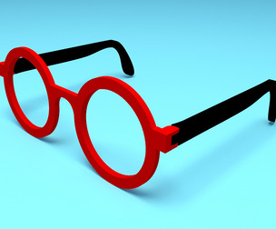 Round Sunglasses Frame Glasses Shades