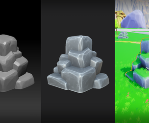 Stylized Stone Smart Material