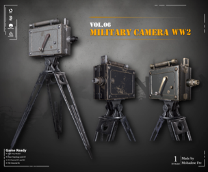 Military Camera (2) WW2 - VOL06 (Game Ready)