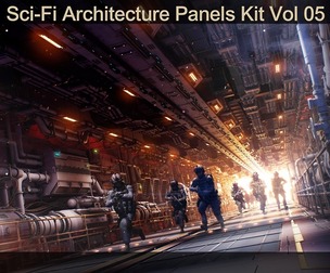 Sci-Fi Architecture Panels Kit Vol 05