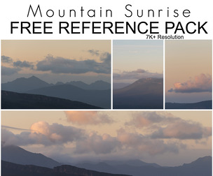 Free Ref Pack - Mountain Sunrise