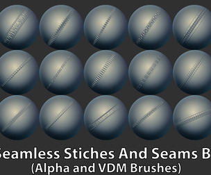 100+ Seamless Cloth Stiches and Seams Pack