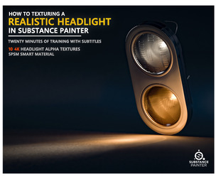 Realistic Headlight Material