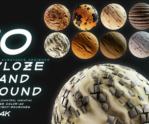 10 MATERIAL STYLIZE SAND AND GROUND VOL.01