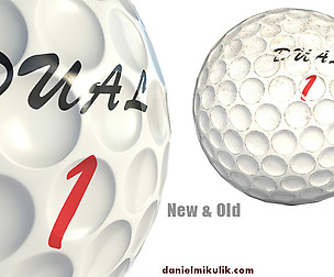 Golf Ball Low Poly PBR Textures 2 Types