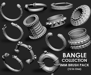Bangle Collection IMM Brush Pack (12 in One)