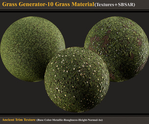 Grass Generator 10 Grass Materials