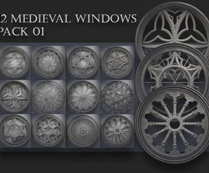 Medieval Windows Pack 01