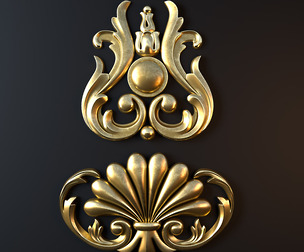Ornament Gold 03