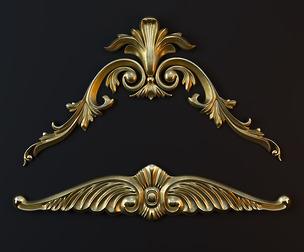 Ornament Gold 04