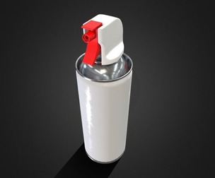 Compressed Air Can V01 - Low Poly