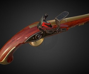 Flintlock - Low Poly