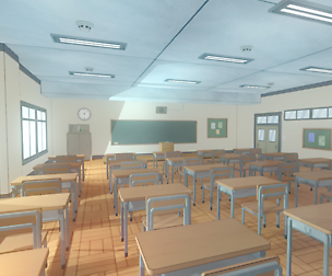 Anime Classroom - Game Props