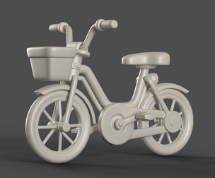 Cartoon Kid Bicycle