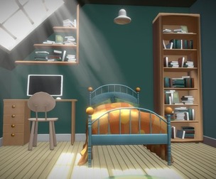CARTOON BEDROOM 002