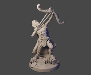 Male elf ranger - level 20 archer