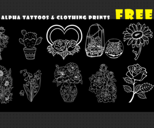 190 FREE flower Practical Alpha