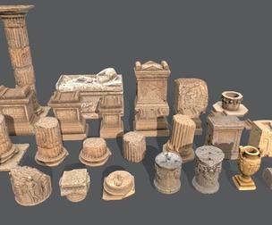 Roman Greek Objects Big Pack