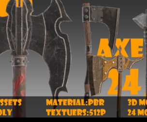 Axe collection-game assets