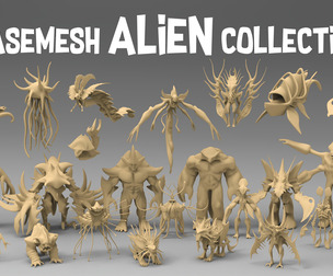 25 basemesh alien collection 3