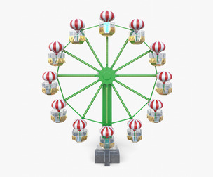 Animated ferris wheel v1