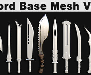 Sword Base Mesh Vol 3