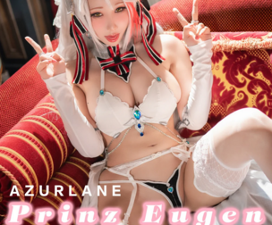 AzurLane Prinz Eugen Lewd Wedding dress cosplay HaneAme