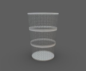 Low Poly Trash Can