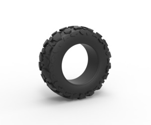 Offroad tire 63 Scale 1:25