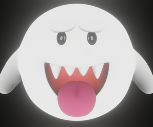Boo from super Mario
