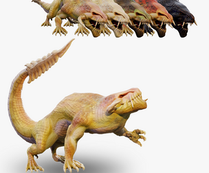 Monster earth dragon