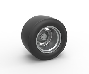 Wheel from Asphalt Modified stock car 1:25