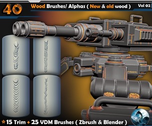 40 Welding Brushes at Zbrush Vol 02