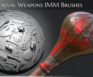 50 Medieval Weapons IMM Brushes