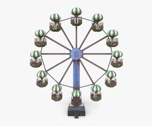 Animated ferris wheel v4