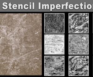 Wall Stencil Imperfection 8K