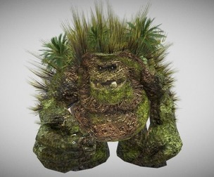 Monster Troll Animated Rigged