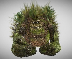 character Troll Animated Rigged