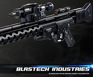 DLT-20A laser rifle