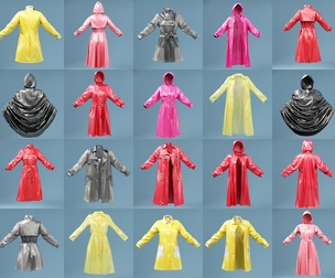 14 Vinyl Rainwear Coats