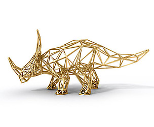 Styracosaurus Wireframe