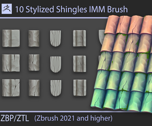 Stylized Shingles IMM Brush