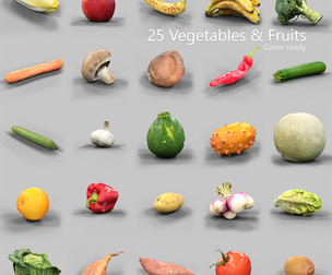 25 Vegetables and Fruits