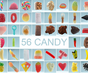 56 Chocolates, Lollipops and Candy