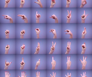 36 Sign Language Hand Models Female 1